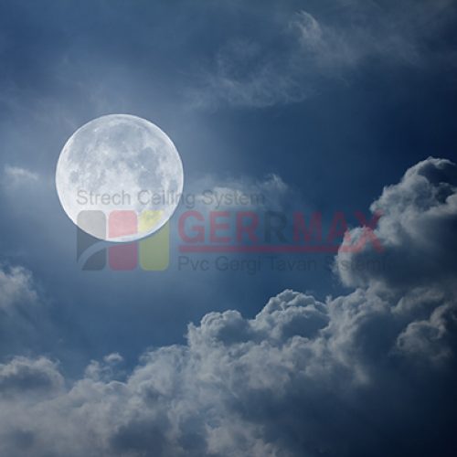 Uçak ve Gökyüzü Gergi Tavan Görselleri