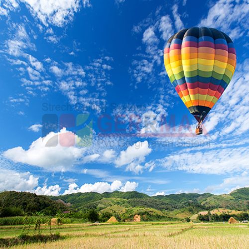 Uçak ve Gökyüzü Gergi Tavan Görselleri