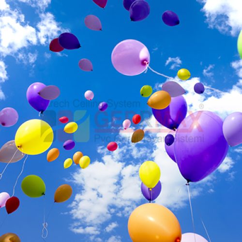 Balon Gergi Tavan Görselleri